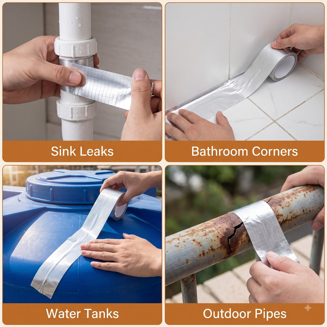Aluminum Butyl Tape For Leakage Repair