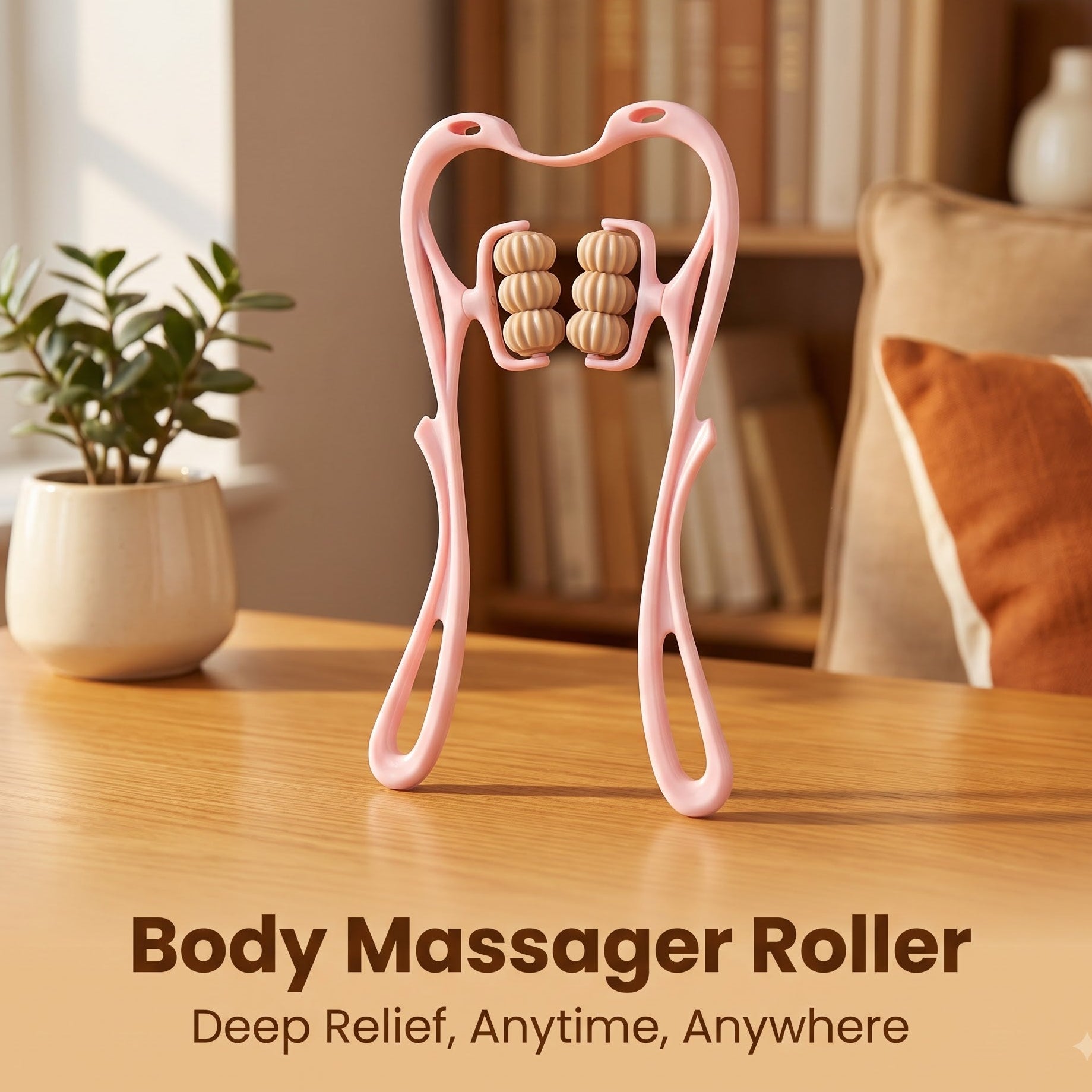 Body Massager Roller – Handheld Deep Tissue Pain Relief Tool