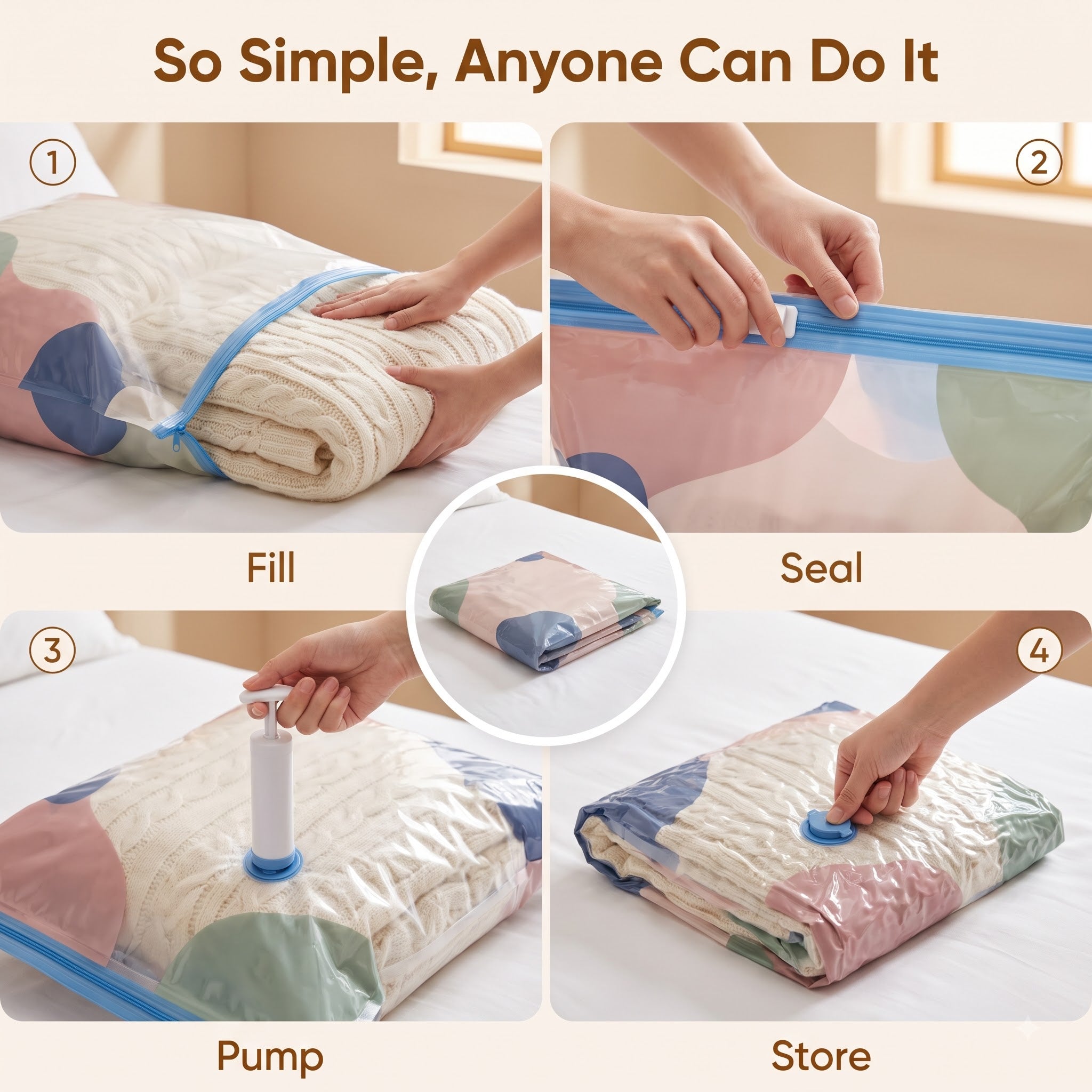 TidyNest Storage Bags
