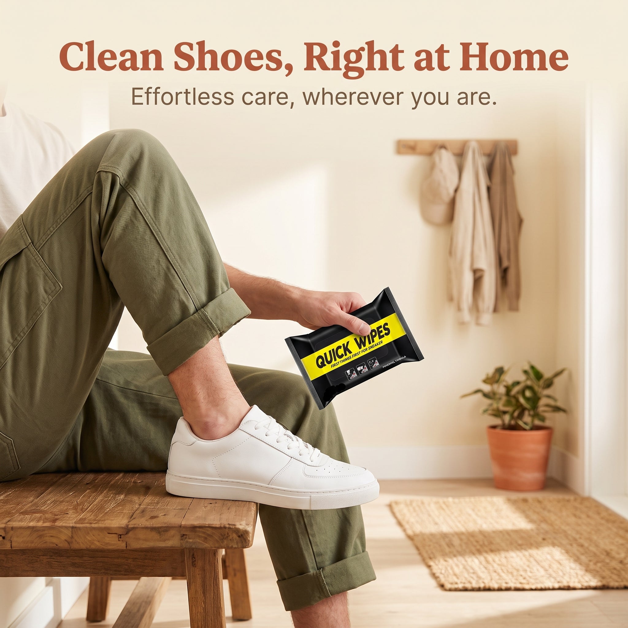 Quick Shoe Cleaning Wipes