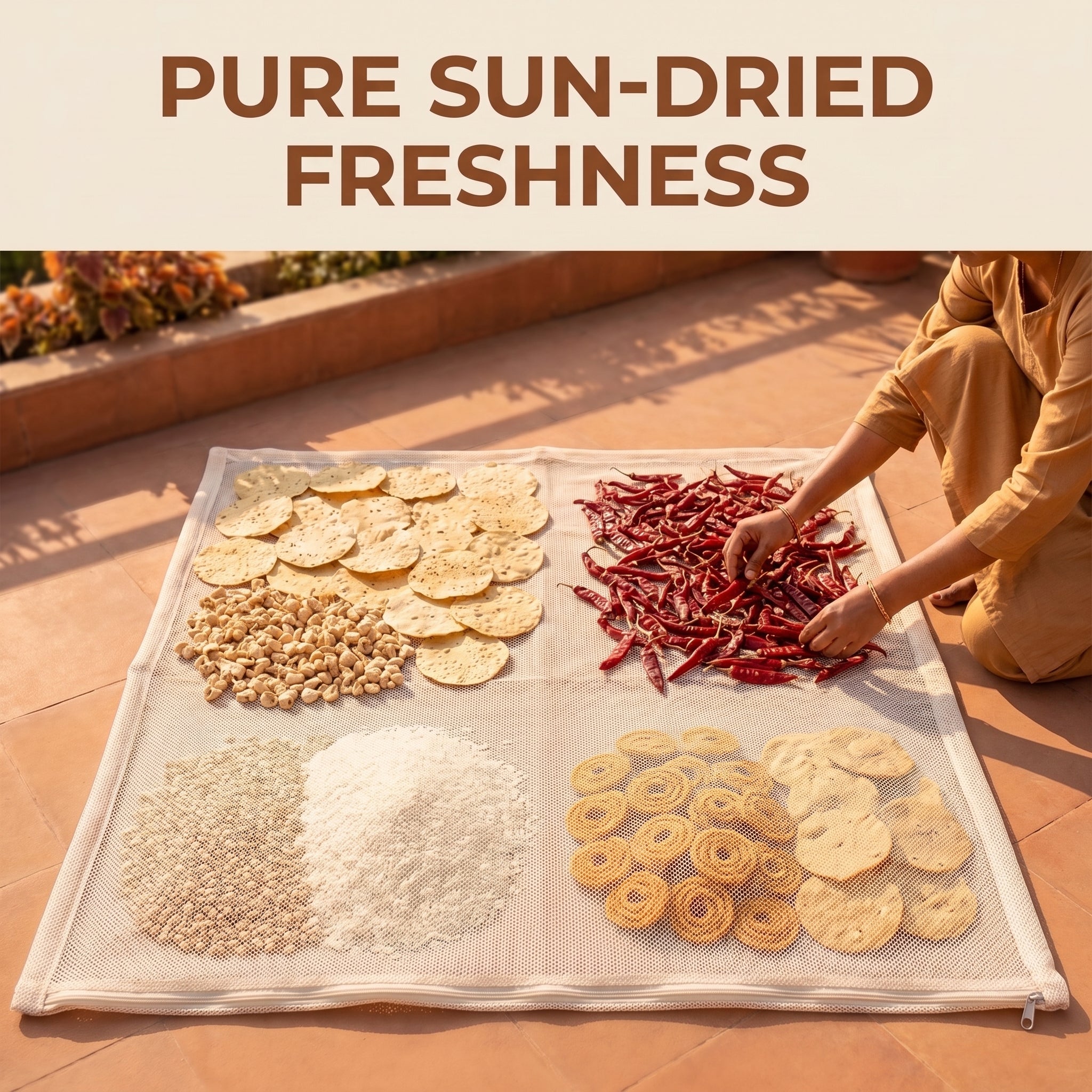 Papad Drying Net Cloth