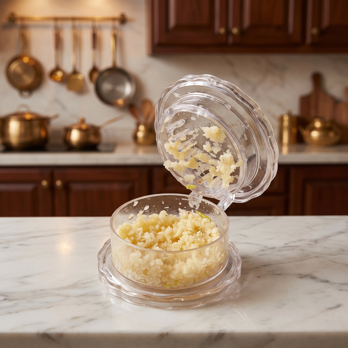 Easy-Twist Garlic Crusher