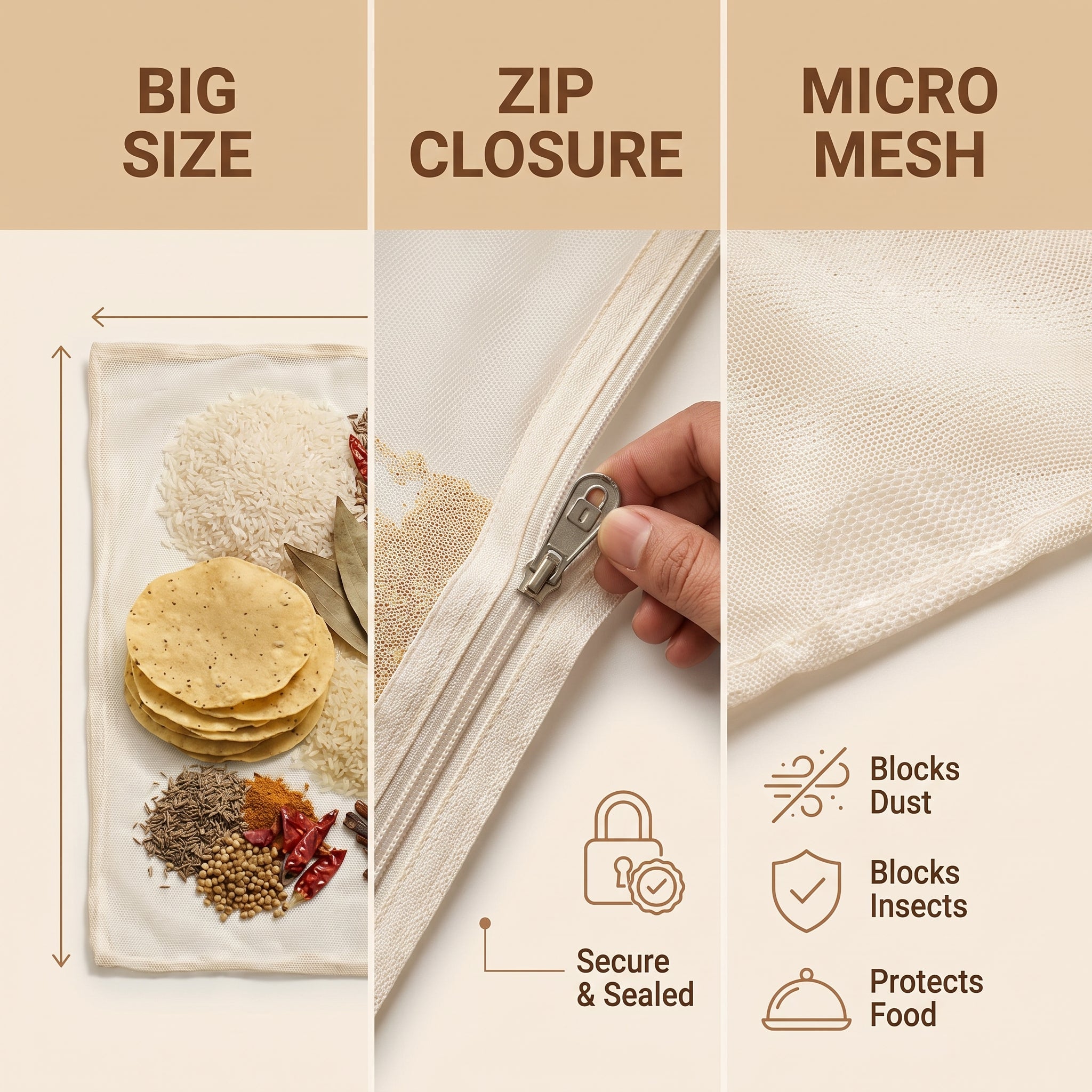 Papad Drying Net Cloth