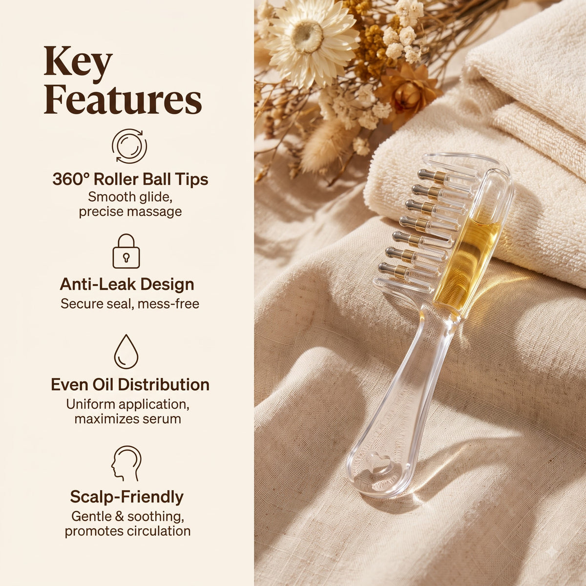 ScalpGlo Hair Comb
