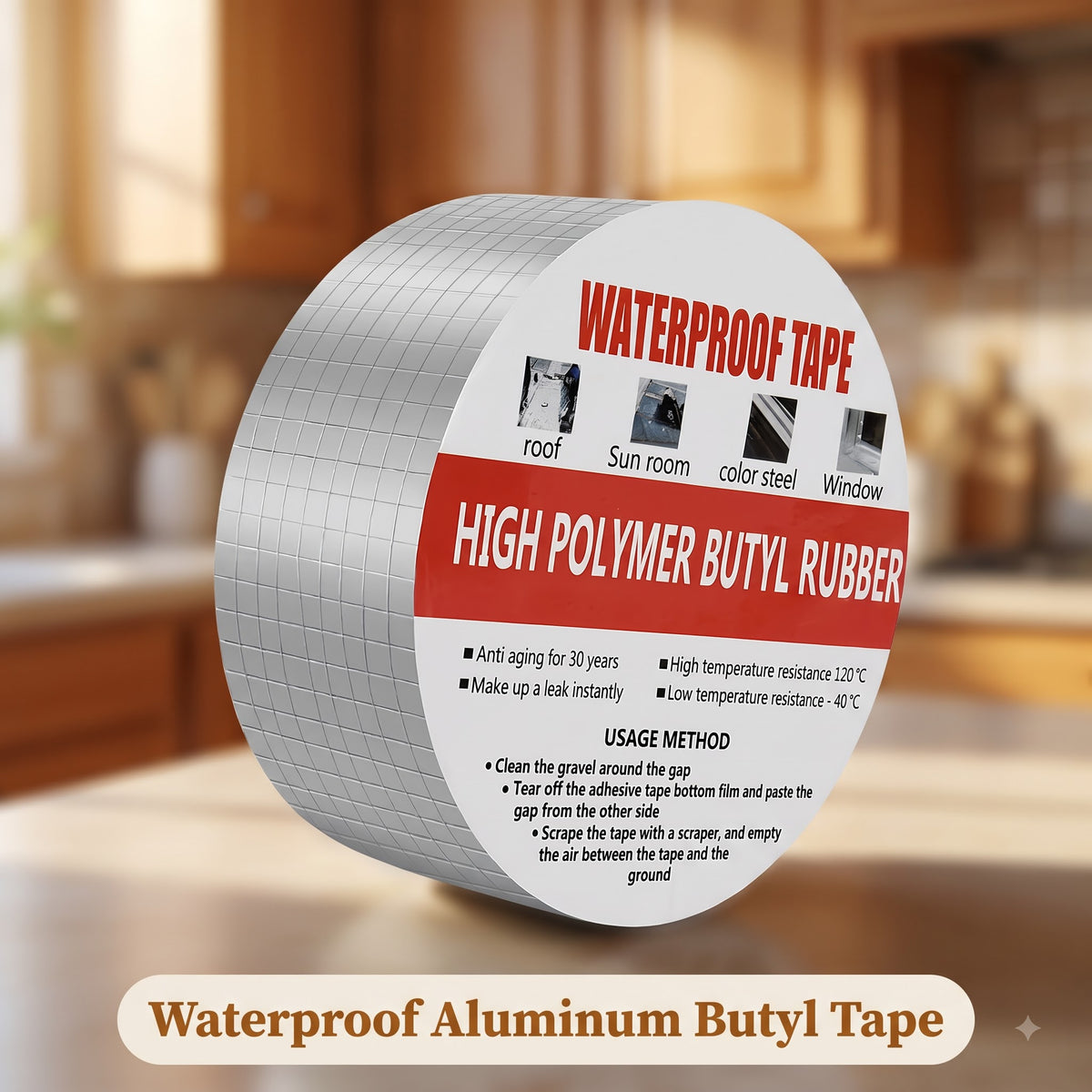 Aluminum Butyl Tape For Leakage Repair