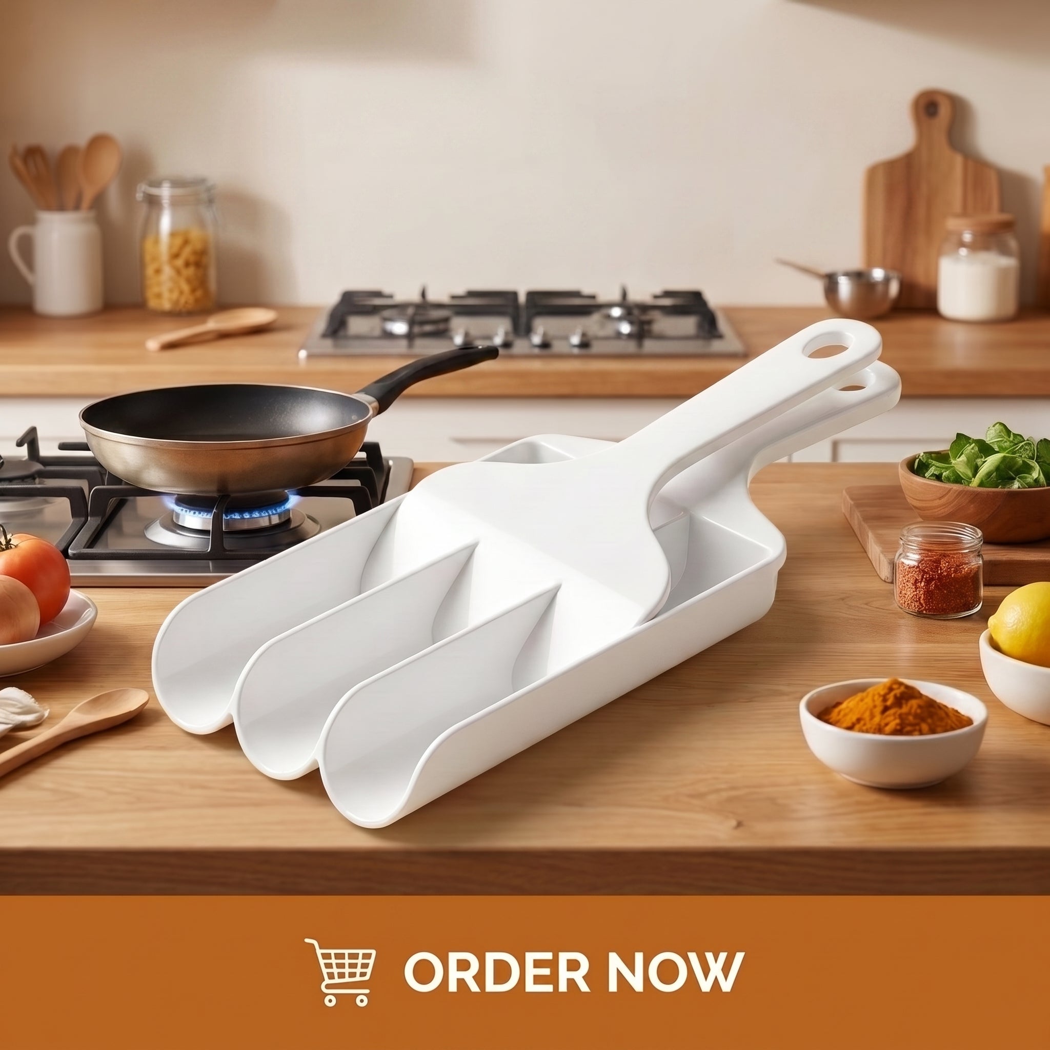Round Pakora Maker Spoon