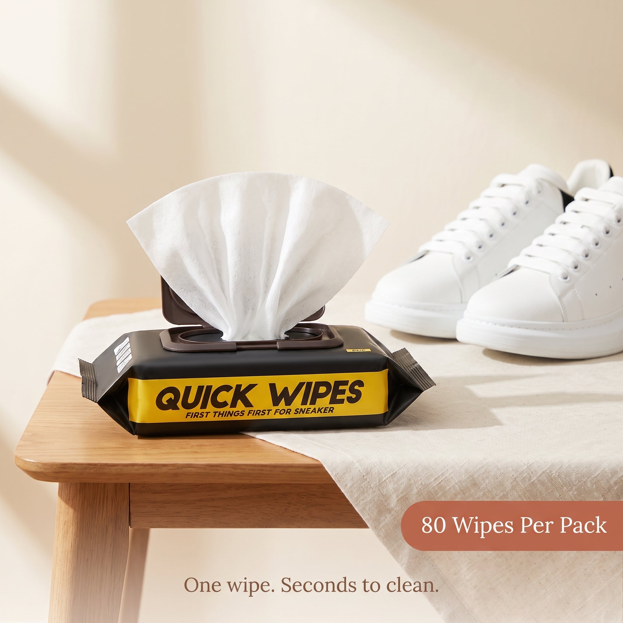 Quick Shoe Cleaning Wipes