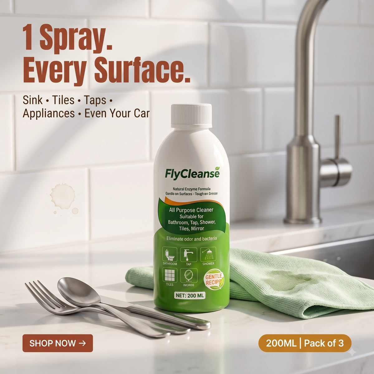 Fly Cleanse Kitchen Cleaner Spray