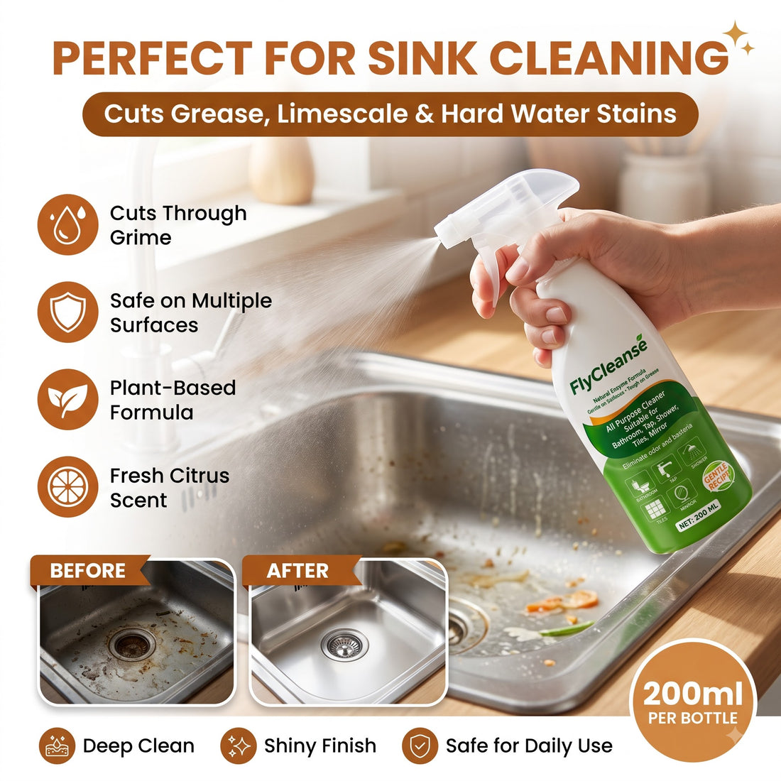 Fly Cleanse Kitchen Cleaner Spray