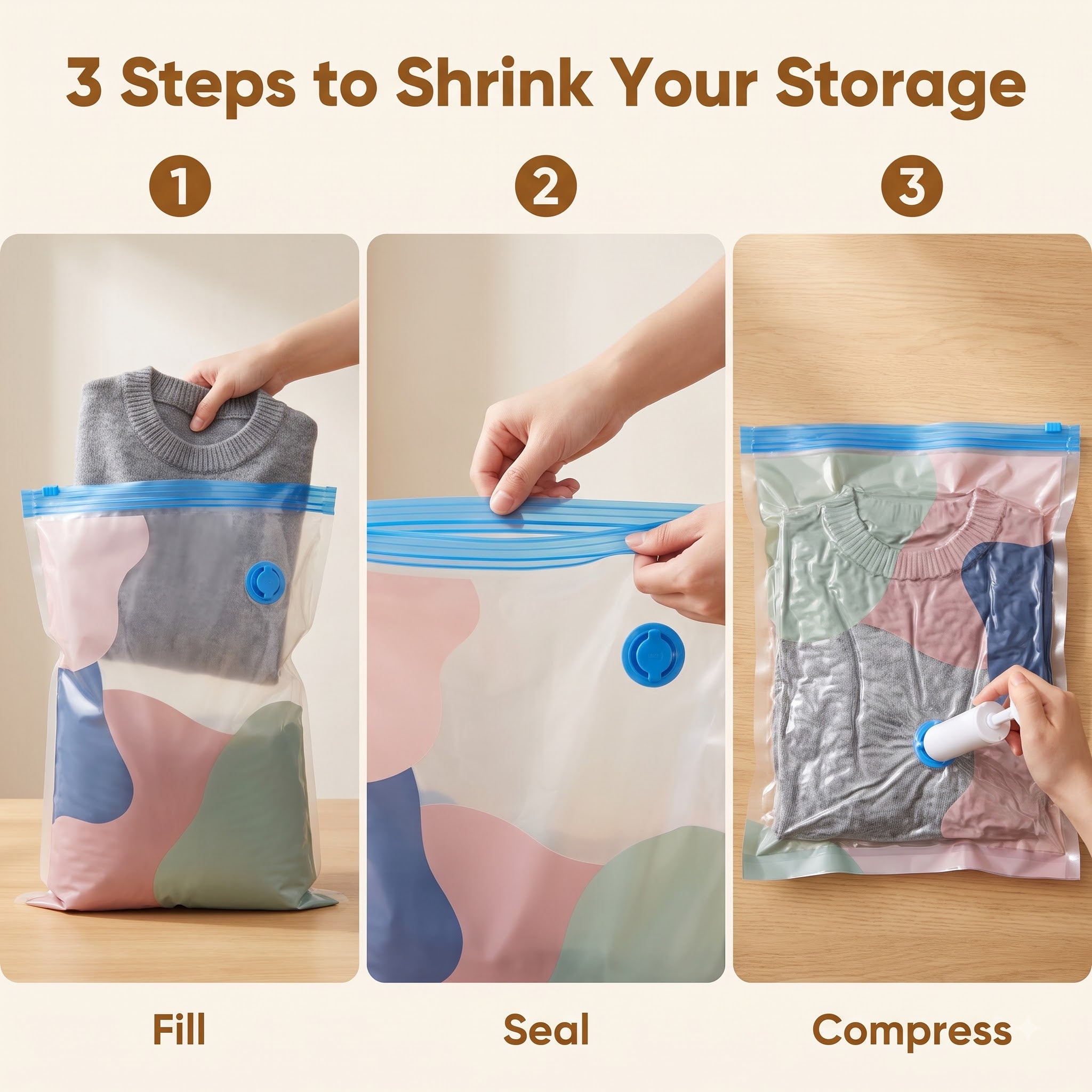 TidyNest Storage Bags