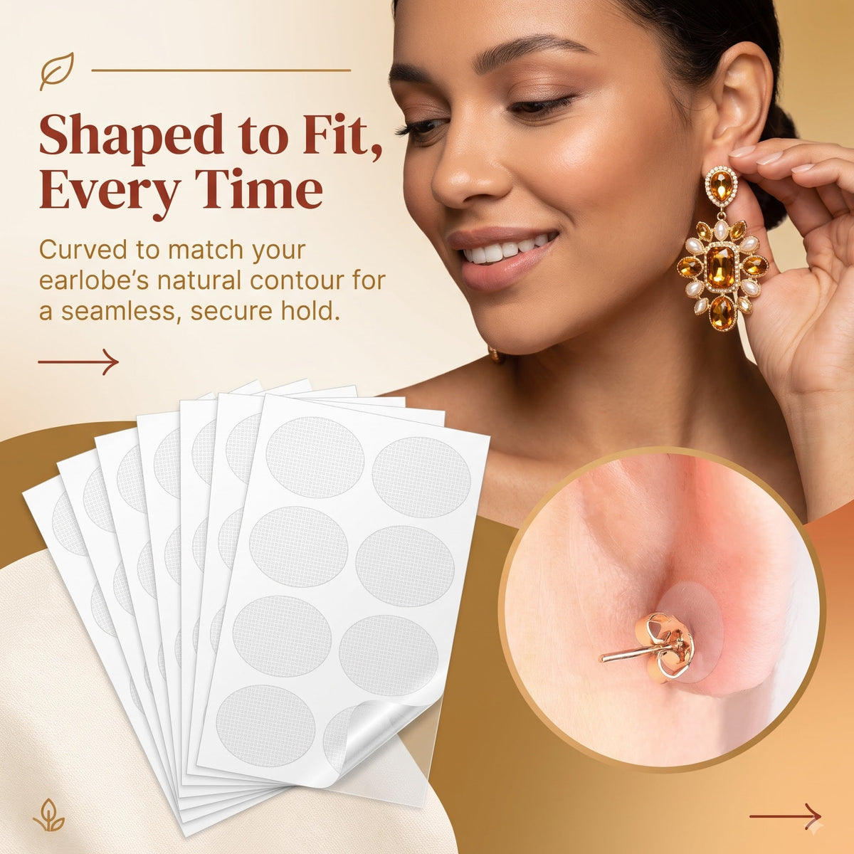 Earlobe Support Patches